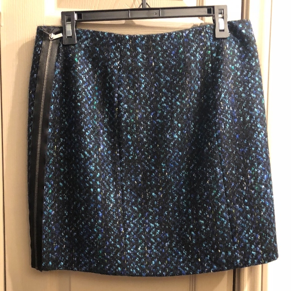 Elie Tahari Dresses & Skirts - Elie Tahari Blue Tweed Skirt